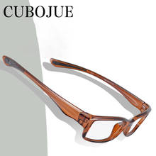 Мужские очки Cubojue с полной оправой, Ультралегкие спортивные очки из пластика TR90 по рецепту для близорукости 2024 - купить недорого