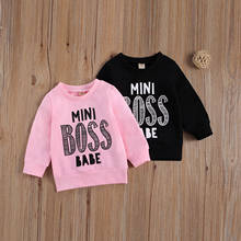 0-3Y Autumn Casual Newborn Baby Girls Boys Sweatshirt/Hoodies Tops Letter Print Long Sleeve Pullover Outfits 2024 - buy cheap