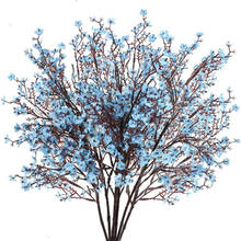 Gypsophila flores artificiais ramo branco de alta qualidade bebês respiração falso flores longo buquê casa decoração casamento primavera 2024 - compre barato