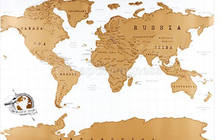 82*58cm New Design Black Map World Travel Scratch Off Map Best Gift for Education School mapa mundi mapa 2024 - buy cheap