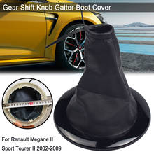 Capa de couro para renault megane 2 mk2 ii sport, cobertura para bota, alavanca do câmbio, engrenagem, 2024 - compre barato