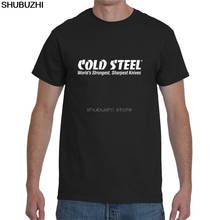 Novo logotipo de aço frio pro lite faca masculina camiseta manga curta preta tamanhos sbz6312 2024 - compre barato