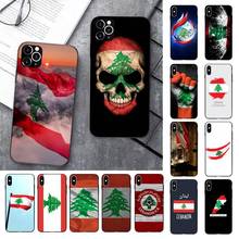Lebanese Lebanon Flag Phone Case for iPhone 13 11 12 pro XS MAX 8 7 6 6S Plus X 5 5S SE 2020 XR case 2024 - buy cheap