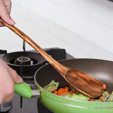Non-stick Frying Pan Spatula Long Handle Solid Wood Spade Kitchen Utensils With Rice Shovel Kitchen Cooking Accessories 2024 - buy cheap