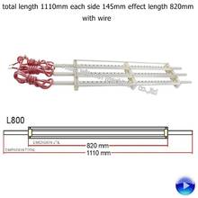 L800 barra eliminadora estática de carga com fio comprimento total de 1110mm, cada lado com 145mm, comprimento do efeito 820mm 2024 - compre barato