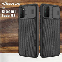 Nillkin capa traseira para xiaomi poco m3, película protetora de lentes para câmeras 2024 - compre barato
