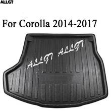 Revestimento de carga para suv ou carro, esteira traseira de piso do porta-malas para toyota corolla altis 11ª geração 2014 2015 2016 2017 à prova d' água 2024 - compre barato