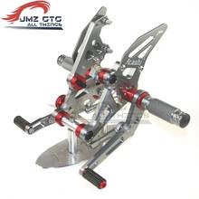 Motorcycle CNC Adjustable Rear Set Rearsets Footrest Foot Rest For YAMAHA FZ07 MT07 2014 2015 2016 2017 2018 2019 2020 2021 2024 - buy cheap