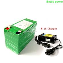 1pcs lifepo4 12v 10Ah 12v battery not 8ah 9ah for pack diy 12.8v 10ah power storage 100w cctv camera Led light toy car + Charger 2024 - buy cheap