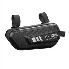 B-SOUL saco de triângulo bicicleta à prova dwaterproof água ciclismo frente quadro saco casca dura mountain bike estrada superior tubo acessórios da bicicleta 2024 - compre barato