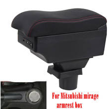 Reposabrazos para Mitsubishi mirage Space Star, caja de almacenamiento de contenido de tienda central con portavasos, Cenicero, interfaz USB 2024 - compra barato
