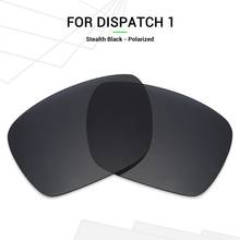 Поляризованные Сменные линзы Mryok для солнцезащитных очков Oakley Dispatch 1 Stealth Black 2024 - купить недорого