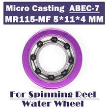 MR115-MF Micro Casting Bearing 5*11*4 mm ( 1 PC ) ABEC-7 For Spinning Reel Water Wheel Bearings MR115 Drum Bearing 2024 - buy cheap