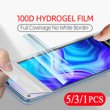 5/3/1 pçs película protetora para xiaomi redmi nota 9 9s 8t pro max filme de hidrogel redmi 10x pro 9c 9a 8a protetor de tela não vidro 2024 - compre barato