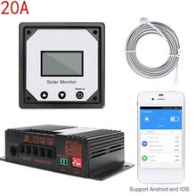 OLYS MPPT 10/20A MPPT Solar Charge Controller Bluetooth Phone APP Lead Acid/Colloid /AGM /Lithium Iron Phosphate RV Controller 2024 - buy cheap