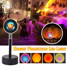 Lâmpada led de projeção de pôr-do-sol, atmosfera de arco-íris, plano de fundo criativo, decoração de parede, lâmpada projetora para sala de estar Lâmpada led de projeção de pôr-do-sol, atmosfera de arco-íris, plano de fundo criativo, decoração de parede, lâmpada projetora para sala de estar