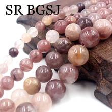 Free Shipping 6 8 10 12mm Fashion Natural Gems Round  Purple Berry Quartz  Jewelry Findings Beads 15inch 2024 - buy cheap