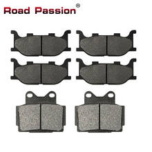 Estrada paixão motocicleta frente e traseira pastilhas de freio para yamaha xj600s desvio xj600 xj600n xj 600 s n 600 s 600n 1998-2003 2024 - compre barato