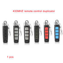 433MHZ Remote Control Garage Gate Door Opener 50-150m Remote Control Clone Cloning Code Car 4 Keys Wireless Portable For Garage 2024 - buy cheap