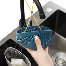 Sink Drain Hanging Basket Kitchen Sponge Cleaning Cloth Storage Basket Bathroom Sundries Hang Holder 2024 - buy cheap
