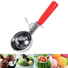 New Ice Cream Spoon Useful Stainless Steel Ice Cream Scoop Watermelon Spoon Cookies Dough Disher Spoon Kitchen Supplies 2024 - buy cheap