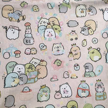 Sumikko coberta de animação japonesa, coberta de 100% algodão para mochilas, patchwork, material para almofadas 2024 - compre barato