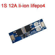 1S 12A 3.7v li-ion 3.2V lifepo4 BMS 18650 BMS PCM battery protection board bms pcm for 1s battery cell pack 2024 - buy cheap