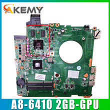 Placa base para portátil HP Pavilion 15-P Series, 762531-001, 762531-501, DAY22AMB6E0, REV:E, A8-6410, CPU, 2GB, GPU 2024 - compra barato