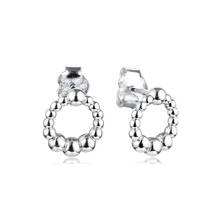 CKK-Pendientes De plata De ley 100% para Mujer, Aretes circulares con cuentas, joyería De plata 925 2024 - compra barato