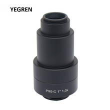 1 lente de relé c-mount A Adaptador de microscopio de 30mm, adaptador de cámara de interfaz CCD, conectar microscopio Zeiss con cámara 2024 - compra barato
