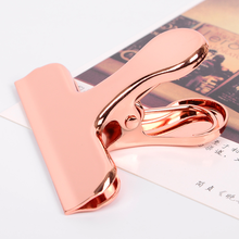Gold Plating Brass Storage Clip Stainless Steel Paper Clip Metal Long Tail Clip 2024 - buy cheap
