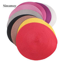 35CM Imitation Straw Round Base Fascinator Base Millinery Accessories Headpiece Party Wedding Cocktail Occasion Church Headwear 2024 - buy cheap