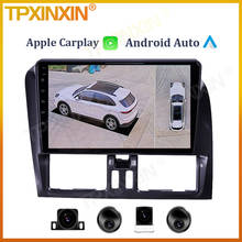 Reproductor Multimedia de vídeo y Radio para coche, dispositivo de navegación GPS con pantalla IPS, cámara 128, 6 + 2008G, Android, para Volvo XC60 2017-360 2024 - compra barato