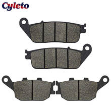 Pastillas de freno delantero y trasero para motocicleta HONDA VT1100 VT 1100 Shadow 95-07 VT1300 10-15 VTX1300 03-13 VRX400 96 CBF500 04 2024 - compra barato