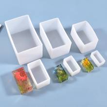 1 Pcs DIY Cube Cuboid Silicone Pendant Mold Jewelry Making Resin Casting Mould Craft Tool Crystal Epoxy Square Cylinder Mold 2024 - buy cheap