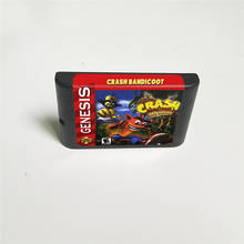 Crash Bandicoot-tarjeta de juego MD de 16 bits para Cartucho de consola de videojuegos Sega Megadrive Genesis 2024 - compra barato
