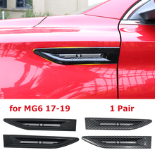 1 Pair ABS Car Side Sticker Exterior Accessories for MG Logo MG6 2017-2019 Performence Fiber Auto Body Side Emblem Car Styling 2024 - buy cheap