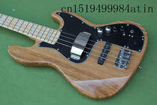 Free Shipping New Arrival Jazz Bass 4 Strings Natural Color Electric bass Guitar  @15 2024 - buy cheap