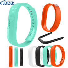 Hot Sale Soft Silicone Replacement Wristband Watch Strap Bracelet For fitbit flex 2 Smart Watch Bracelet Adjustable Accessories 2024 - buy cheap