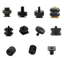 10pcs/lot 1/4" to 3/8" 5/8 Male to Female Double Layer Thread Screw Mount Adapter Tripod Plate Screw for Camera Flash Tripod Mic 2024 - buy cheap