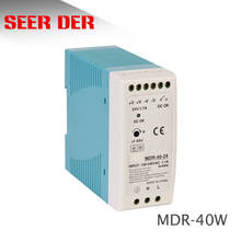 MDR-40W Single output Din Rail  AC 220V to 12v DC 3.3A 40W / 24V 1.5A switching power supply 2024 - buy cheap