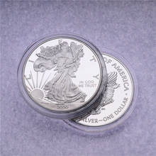 Uncirculated Halogram 2000 American Eagle Silver Dollar 1 Oz Silver Coin Free Shipping 2024 - buy cheap