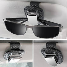 Clip de almacenamiento para gafas de coche, accesorio de fibra de carbono, para Toyota Corolla Prado, modelo General 2024 - compra barato