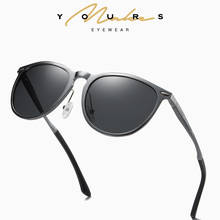 Солнцезащитные очки AORON Мужские поляризационные Uv400, брендовые черные спортивные очки ночного видения из алюминиевого сплава 2024 - купить недорого