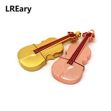 The New Musical Instrument USB Flash Drive 4GB 8GB 16GB Metal Violin Keychain Memoia Stick 128GB U Disk 32GB 64GB Pen Drive Cle 2024 - buy cheap