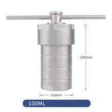 Fast shipping  Hydrothermal Autoclave Reactor + PTFE Chamber Hydrothermal Synthesis 100ml 2024 - buy cheap