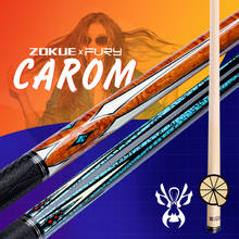 Fury ZOKUE Carom Cue 10 Piece in 1 Shaft 3 Cushion Cue 11.8mm Tip Tecnologia Shafts Quick Joint PU Grip Carom Billiard Stick 2024 - buy cheap