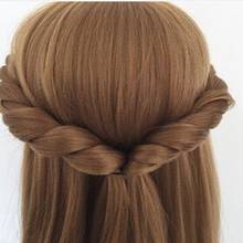 CAMMITEVER Blonde Dummy Mannequin Training Head Hair Styling Long Hair Mannequin Cosmetology Mannequin Heads Hair Models Made 2024 - buy cheap