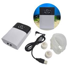 Internal Aquarium Rechargeable Silent Oxygen Pump Turtle Tank Built-in USB Charging Port Portable Fish Tank Air Pump 2024 - buy cheap