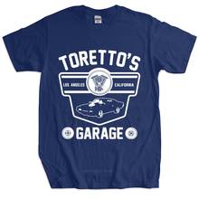 Camisa de verão dos homens dos homens do torento rápido e furioso da garagem dos homens-toretto los s los tagless popular camiseta dos homens tamanho euro 2024 - compre barato